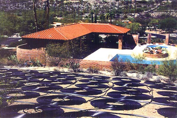 50 Coil HOA Solar Pool Heating Installation