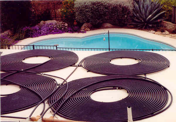 SolarTech Flat Roof Pool Heating Installation